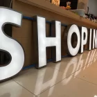 Volumétricos , letras 3D , letras en acero inoxidable - fabricación e instalación